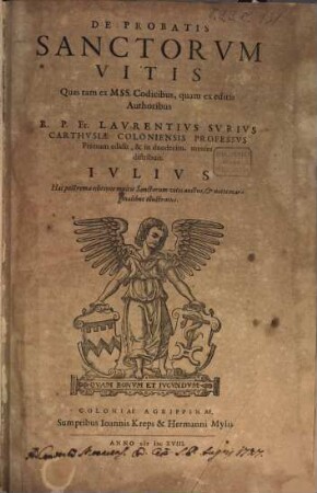 De Probatis Sanctorvm Vitis, 7. Ivulivs