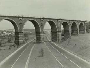 Chemnitz, Eisenbahnviadukt Richtung Leipzig