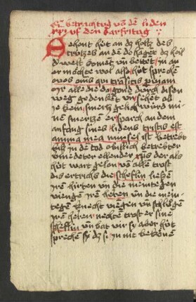 Betrachtung vom Leiden Christi auf den Karfreitag