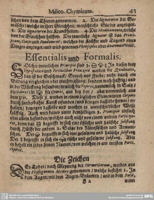Essentialis und Formalis.