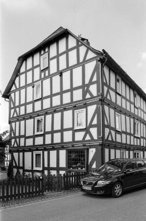 Wohnhaus (Wohnhaus, Fachwerk); Bromskirchen, Langelohstraße 1
