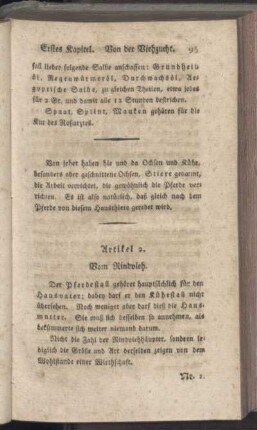 Artikel 2. Vom Rindvieh