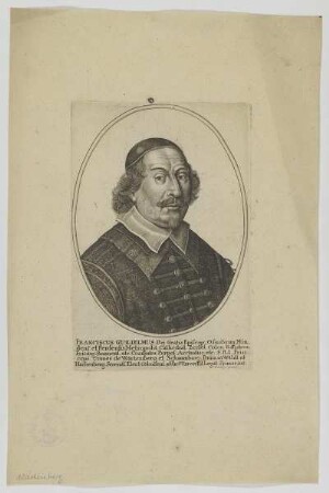 Bildnis des Franciscus Guillelmus de Wartenberg