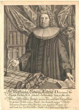 Wolfgang Ludwig Andreae;. geb. 27.10.1657