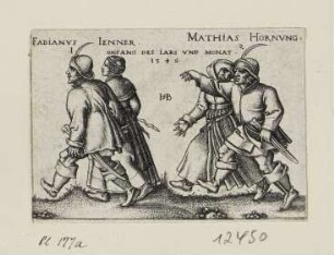 Fabianus Ienner und Mathias Hornung, Blatt 1 der Folge "Bauernfest oder die zwölf Monate"