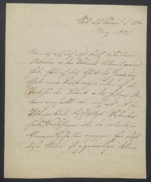 Jakob Hornemann Bredsdorff an Diederich Franz Leonhard von Schlechtendal