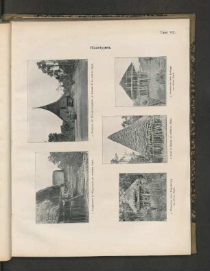 Tafel VII. Haustypen. 4. Haus in Tsenap am mittleren Sepik.