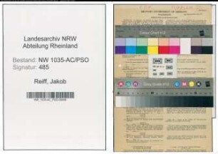 Entnazifizierung Jakob Reiff , geb. 27.11.1907 (Dreher)