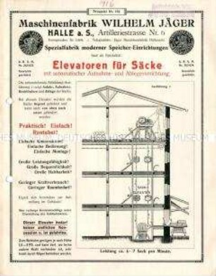 Elevatoren für Säcke