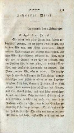Zehenter Brief.