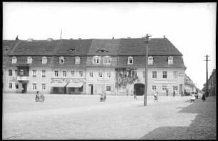 Königsbrück. Markt mit Poststraße