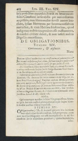 Titulus XIV.