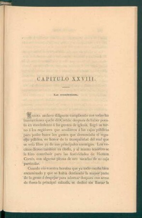 Capítulo XXVIII. - La confesión.