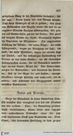 Boden und Produkte