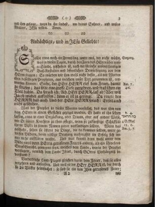 Andächtige, und in Jesu Geliebte!