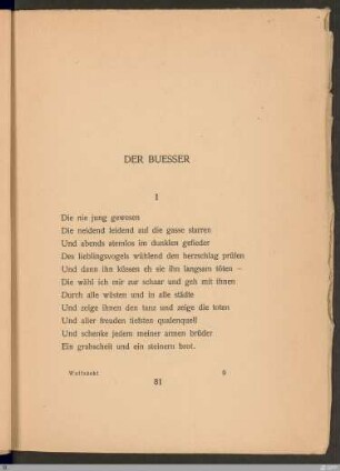 Der Buesser I-III