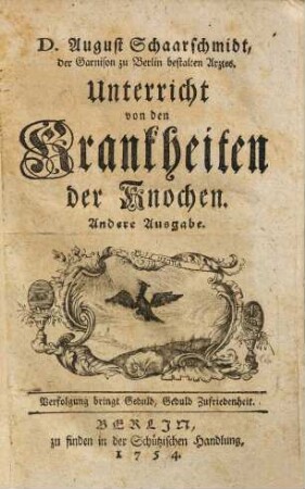 Unterricht von den Krankheiten der Knochen