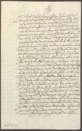 Tobias Tretsch zu Heidelberg verschreibt sich gegenüber der Landschreiberei in Heidelberg wegen 50 Gulden Kapital.