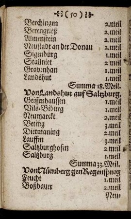 Von Landshut auf Salzburg. - Von Wien auf Preßburg.