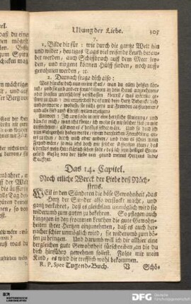 Das 14. Capitel. Noch etliche Werck der Liebe deß Nächstens.