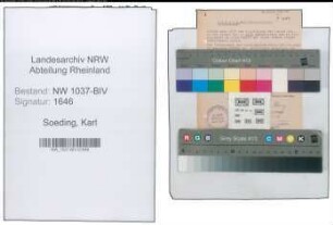 Entnazifizierung Karl Soeding , geb. 23.06.1885 (Betriebsassistent)