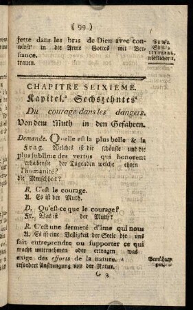 99-111, Chapitre Seixieme.-...Dixseptieme.