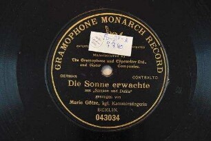 Die Sonne erwachte : aus "Samson und Dalila"