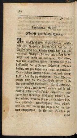 Funfzehntes Kapitel. Kämpfe von beiden Seiten.