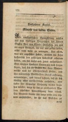 Funfzehntes Kapitel. Kämpfe von beiden Seiten.