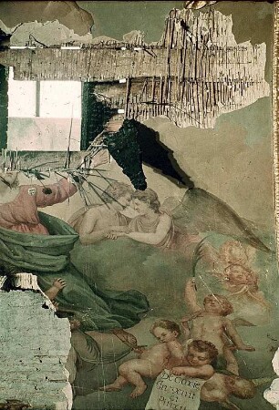 Ostseite, südliches Gewölbefeld: Apotheose der Königin Sophie Charlotte