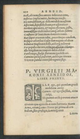 P. Virgilii Maronis Aeneidos, Liber Primus.