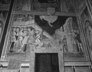 Kapellenausmalung — Martyrium des heiligen Ludwig von Toulouse?