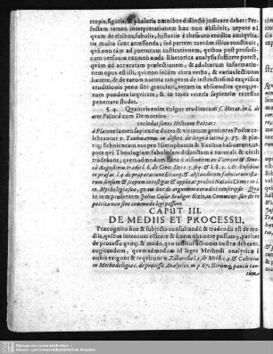 Caput III. De Mediis Et Processu