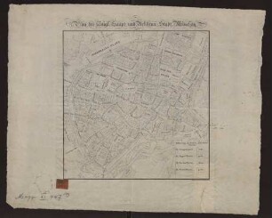 Plan der königl. Haupt- und Residenz-Stadt München