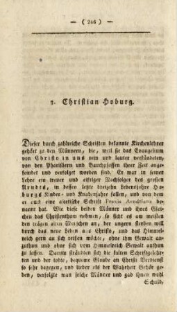 3. Christian Hoburg