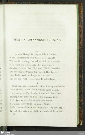 Fünf Und Zwanzigster Gesang