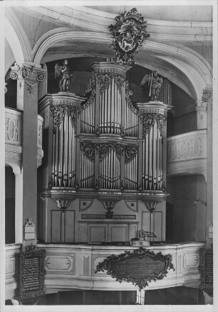 Kittlitz. Trinitatiskirche, Weißenberger Landstraße 8. Orgelprospekt