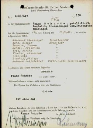 Schrode, Franz