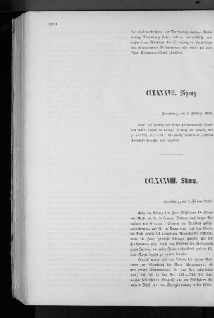 CCLXXXVII. Sitzung.