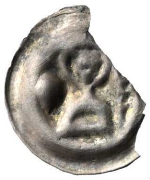 Fundmünze, Hohlpfennig, 15. Jh.?