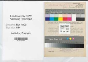 Entnazifizierung Friedrich Kudielka, geb. 04.09.1901 (Schlosser)