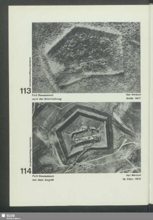 Fort Douaumont nach der Beschießung