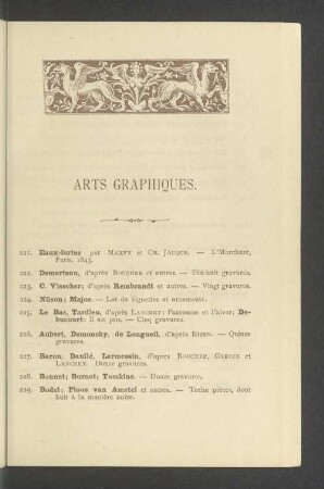 Arts graphiques