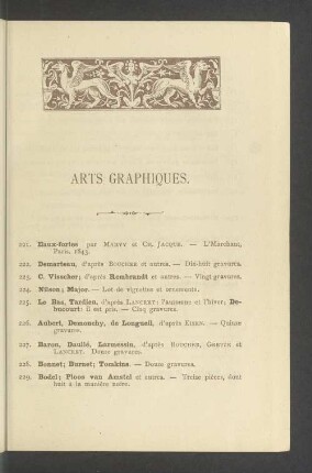 Arts graphiques