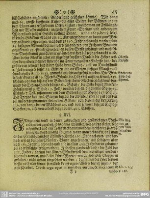 §. XVI. Wie lang man an dem Münster gebauet