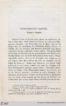 Fünfzehntes Capitel. Tizian’s Tochter