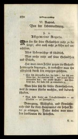 §. 1. Allgemeine Regeln