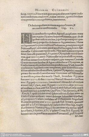 11. De locis aequalium motuum aequinoctiorum et anomaliae constituendis.