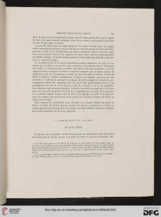 I. Miroirs gravés et a reliefs: Planche XXXI