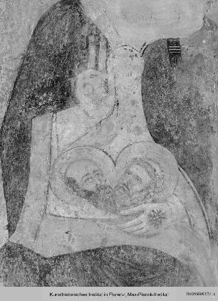 Kreuzigung Christi mit Heiligen